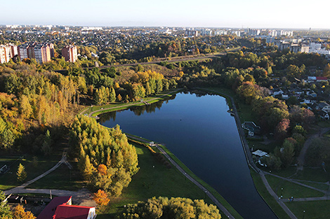 Bird's eye view of Mogilev  