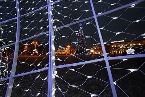 Big City Lights: Christmas Illumination in Minsk