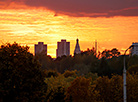 Autumn sky in Minsk