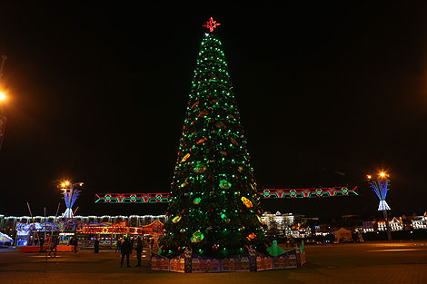 Big City Lights: Christmas Illumination in Minsk