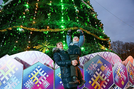Big City Lights: Christmas Illumination in Minsk