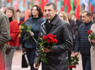 Возложение цветов к памятнику Ленину на площади Независимости в Минске