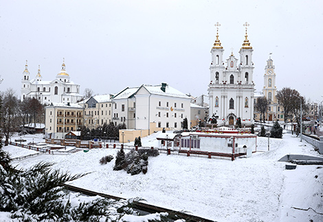 Snow-covered Vitebsk