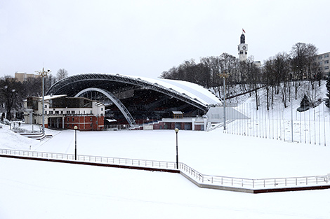 Summer amphitheater in Vitebsk