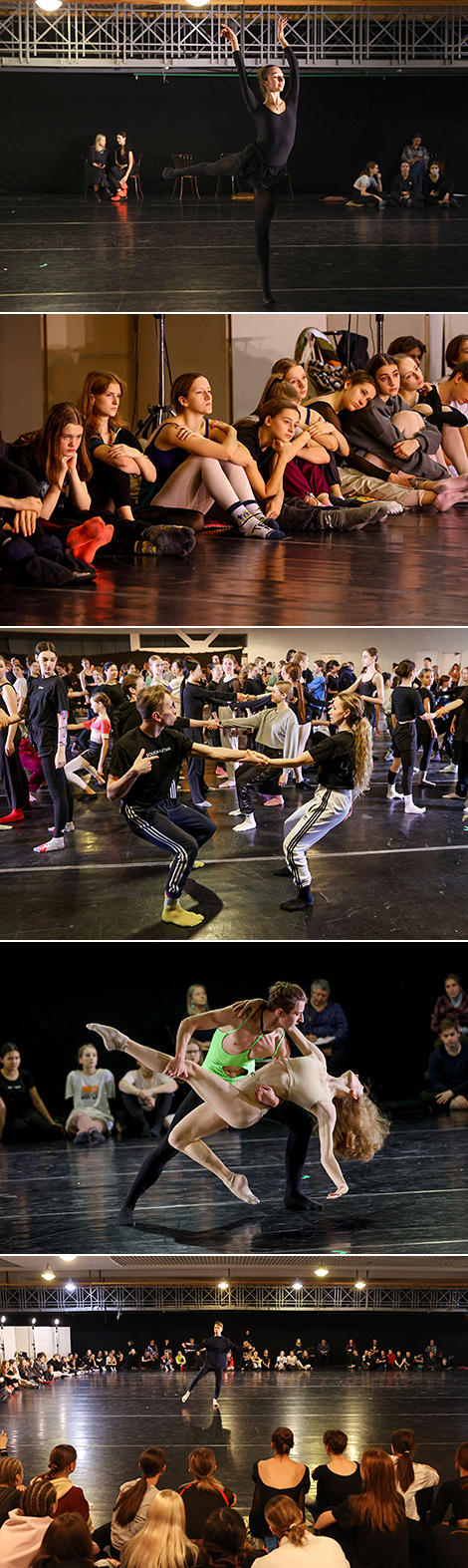 Workshop on ballet partnering in Bolshoi Theater in Minsk