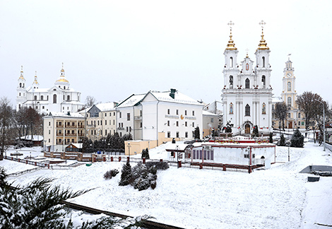 Snow-covered Vitebsk