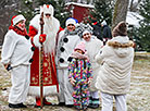 Welcome ceremony for Snow Maiden in Belovezhskaya Pushcha