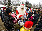 Welcome ceremony for Snow Maiden in Belovezhskaya Pushcha