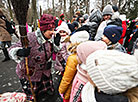 Welcome ceremony for Snow Maiden in Belovezhskaya Pushcha