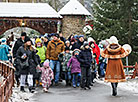 Welcome ceremony for Snow Maiden in Belovezhskaya Pushcha