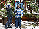 Welcome ceremony for Snow Maiden in Belovezhskaya Pushcha