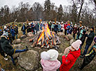 Welcome ceremony for Snow Maiden in Belovezhskaya Pushcha