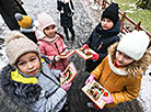 Welcome ceremony for Snow Maiden in Belovezhskaya Pushcha