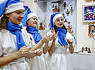 Адкрыццё выстаўкі "Калядная зорка" ў Мінску 