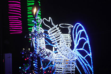 New Year lights switched on in Grodno 