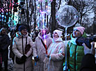 New Year lights switched on in Grodno 
