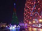 New Year lights in Grodno