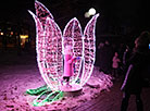 New Year lights in Grodno