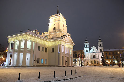 New Year lights in Minsk 
