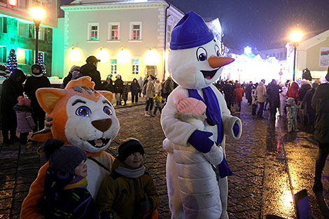 Father Frost and Snow Maiden Parade in Grodno
