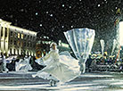 New Year tree lighting in Brest
