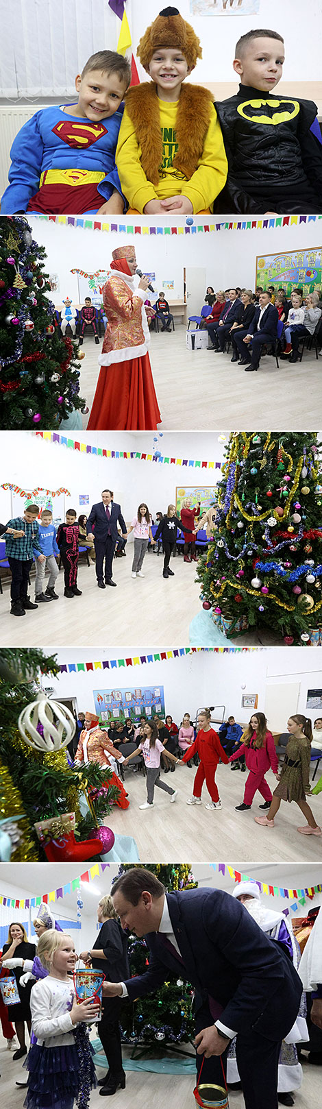 Vladimir Pertsov visits the SOS Children’s Village in Maryina Gorka