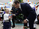 Vladimir Pertsov visits the SOS Children’s Village in Maryina Gorka