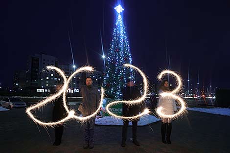 Новый 2023-й год встретили в Беларуси 