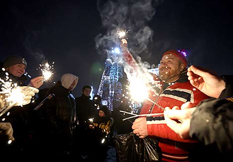 New Year celebrations in Minsk 