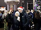 Празднование Нового года в Минске 