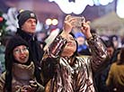 Празднование Нового года в Минске 
