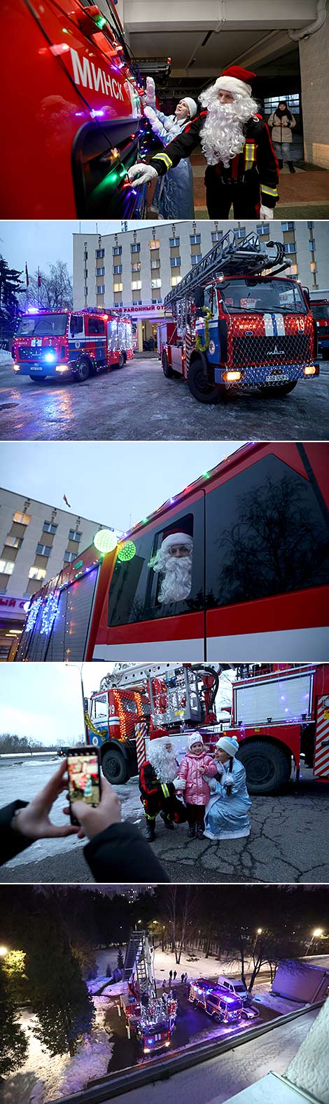 Employees of the Emergencies Ministry visit Minsk Children’s Hospital No.4