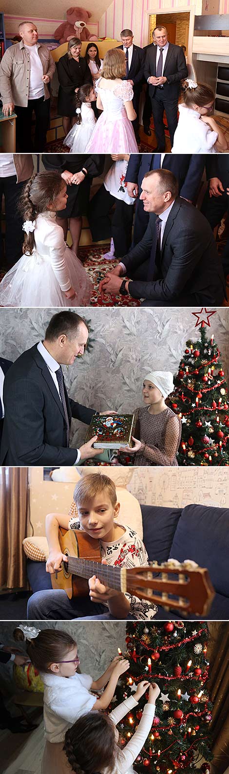 Festive event for children from the Krasnopolye family-type home 