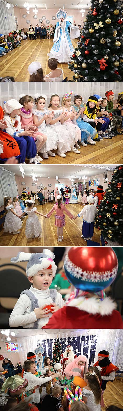 Children from the Borisov shelter receive New Year and Christmas gifts
