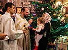 Orthodox Christian believers celebrate Christmas