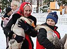 Folk rite in the agro-town of Belaya Dubrova