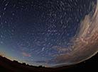 Perseid meteor shower in Grodno Oblast