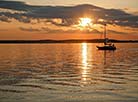 Summer night at the Minsk Sea