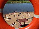 Summer 2022: a beach in the Fatino neighborhood in Mogilev