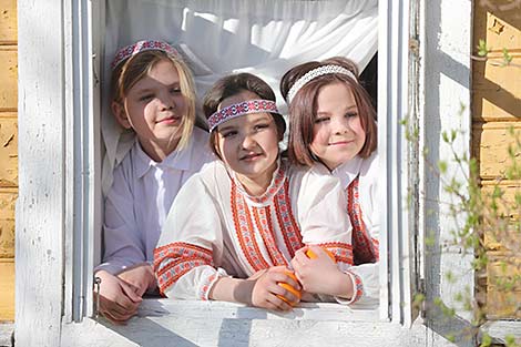 The ancient farm rite Yurye was performed in the village of Okhonovo