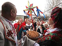 Народны абрад "Шчадрэц" у Магілёўскім раёне