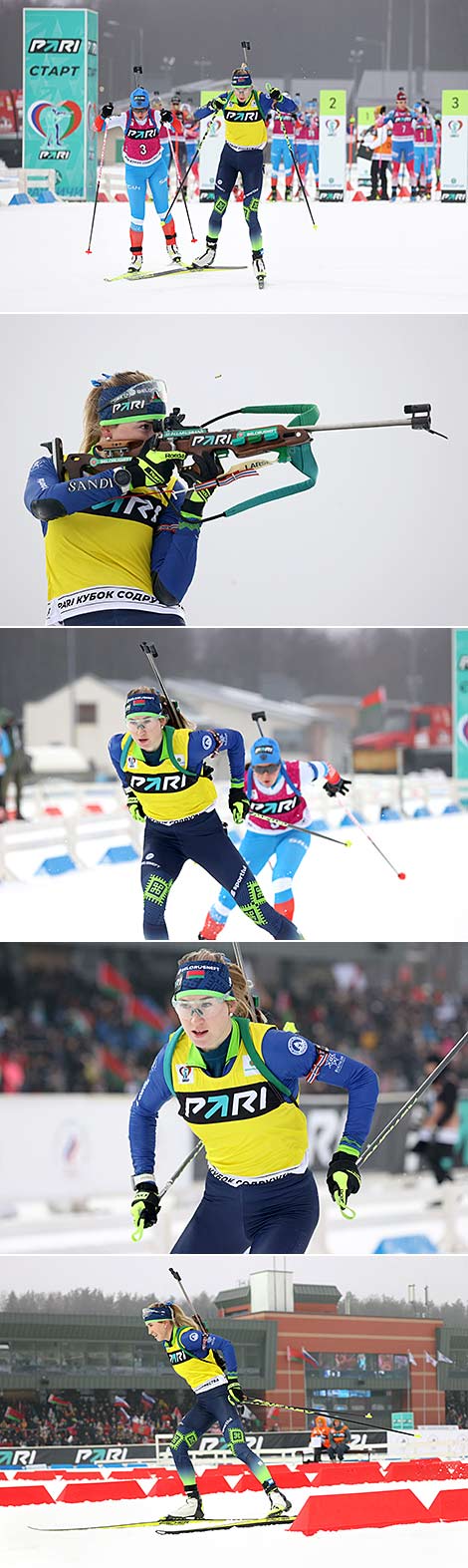 Dzinara Alimbekava-Smolskaya 3rd in 10km pursuit 