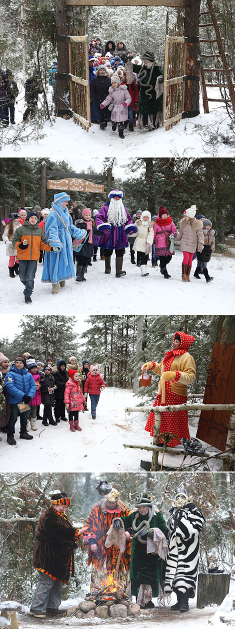 Ded Zimnik welcomes guests in Ivye District