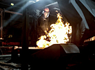波列西耶电机厂企业铸铁车间的铸铁熔炼