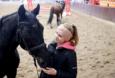 Viktoriya Kazak, a participant of the Belarusian Modern Pentathlon Cup