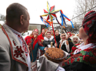 Народный обряд "Щедрец" в Могилевском районе