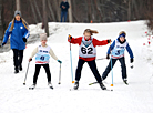 Областной этап соревнования по биатлону "Снежный снайпер" в Витебске