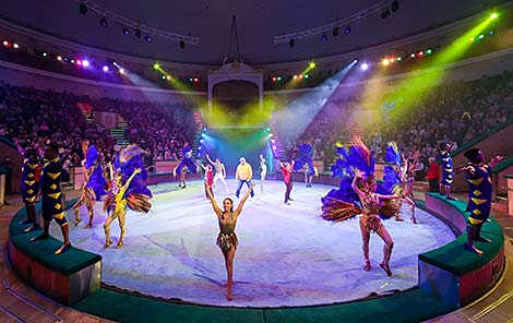 Rhythms of Africa program in the Belarusian State Circus