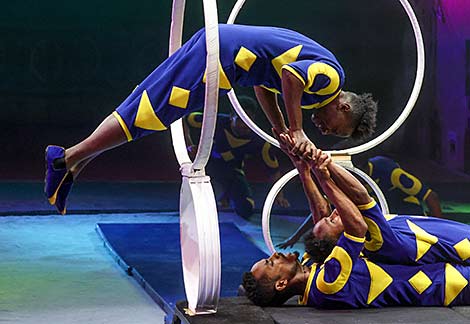 Rhythms of Africa program in the Belarusian State Circus