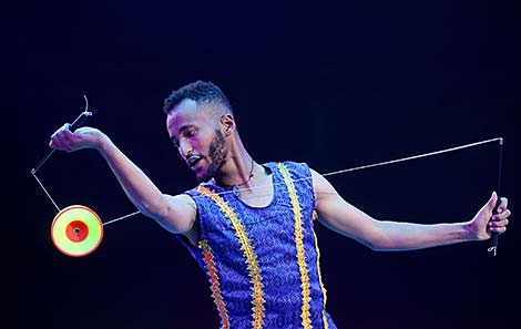 Rhythms of Africa program in the Belarusian State Circus